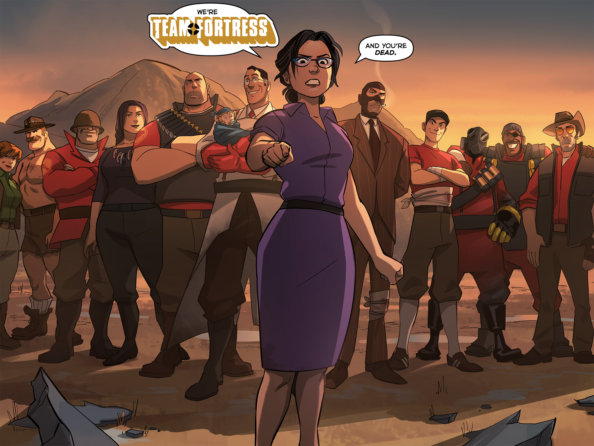 TF2 Comics Collection